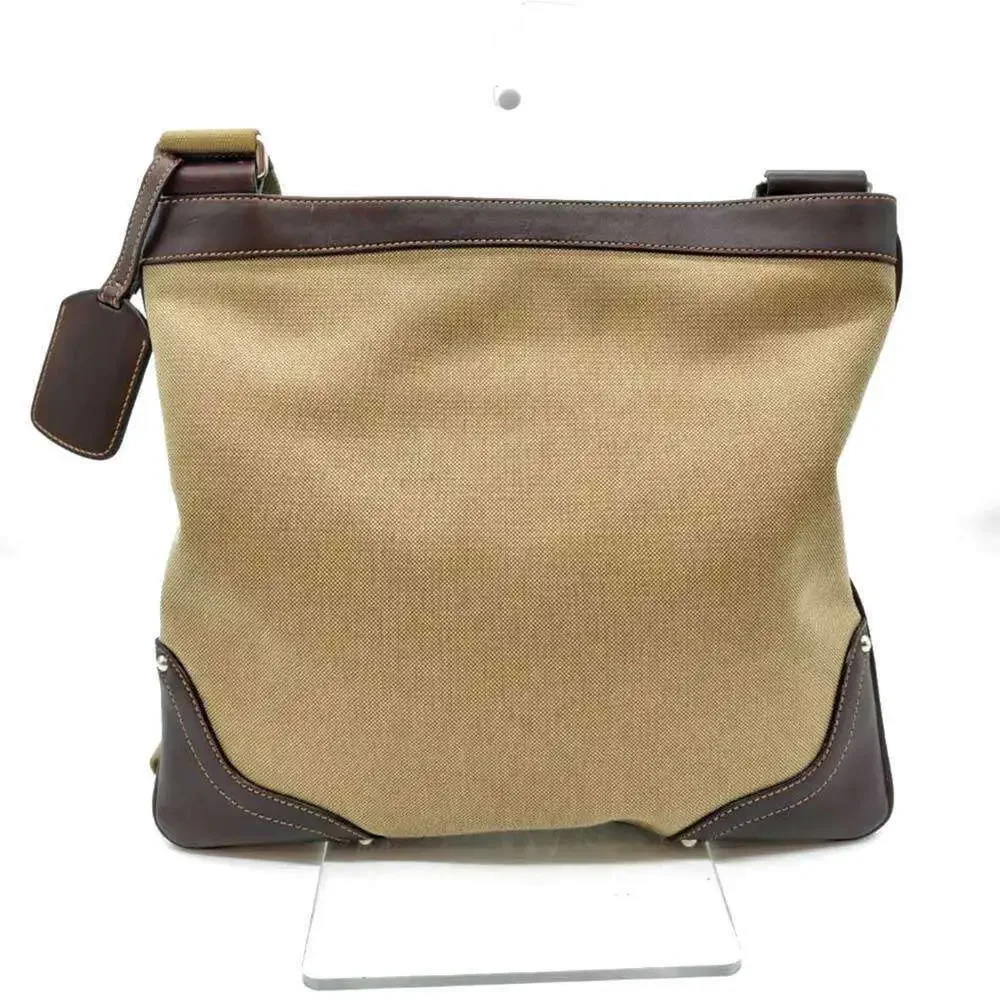 PRADA Brown Leather Shoulder Bag - Picture 2 of 5